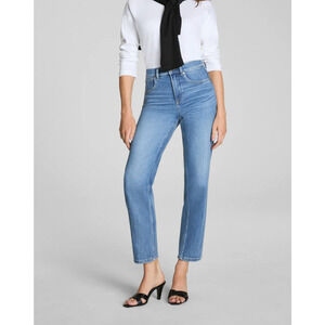 NWT SPANX shape™ Authentic 360 90s Straight Leg Jeans Wilmington Wash